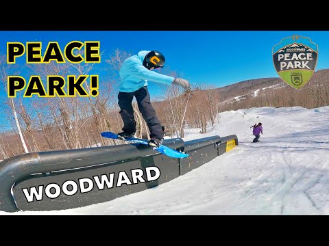 Is THIS the BEST TERRAIN PARK in the WORLD!? (Woodward Peace Park, Killington VT 2022)