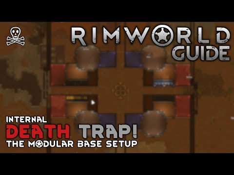 It's A Trap! Deadly Beauty ☠️ The Modular Base Design // RIMWORLD 1.0 TUTORIAL //