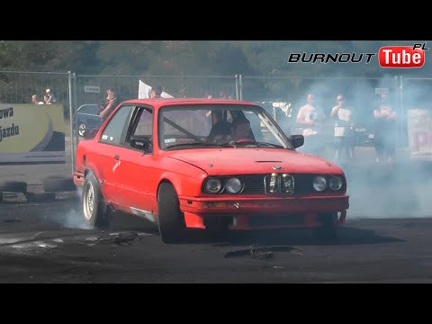 "PALNIK" BMW E30 3.5 - Eliminacje Pokazu Mocy klasa STREET - XXV Ogólnopolski Zlot BMW Toruń 2023