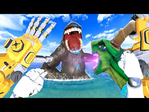 Using OROCHI as a Weapon - Kaiju Battle Simulator VR (New Update)