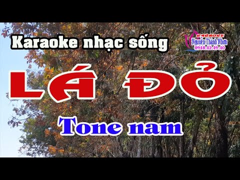 Karaoke LÁ ĐỎ - TONE NAM