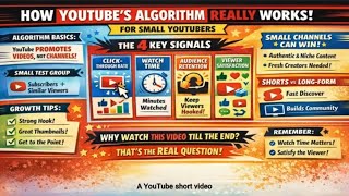 How YouTube's algorithm works for small YouTubers who are trying to grow their channel