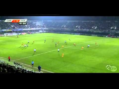 FC Cartagena - FC Barcelona en la Copa del Rey. Gol de Fernando