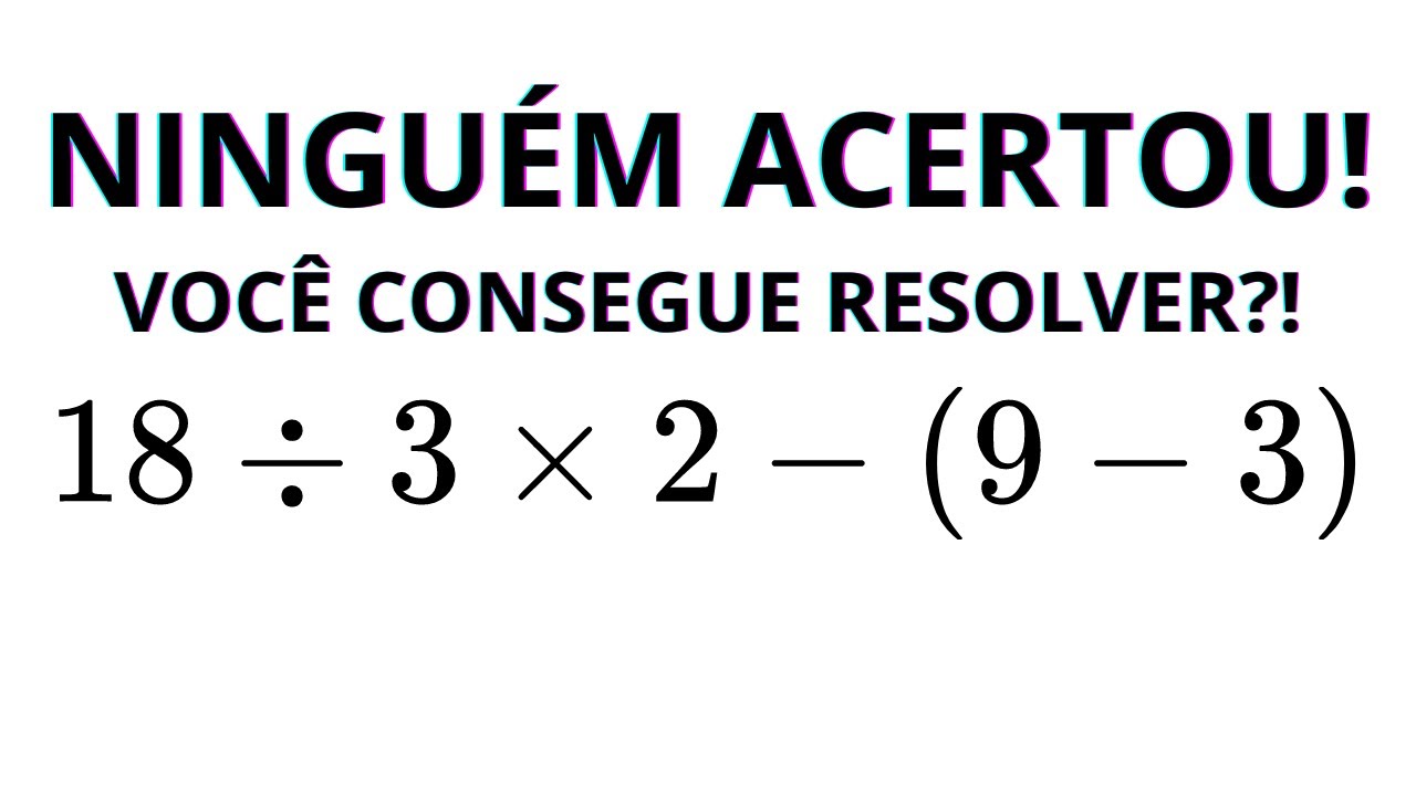 MATEMÁTICA BÁSICA - QUAL O VALOR DA EXPRESSÃO❓