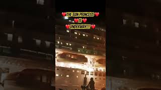 Sun Princess Sets Sail From Fincantieri Shipyard After Two Cruise Cancellations!