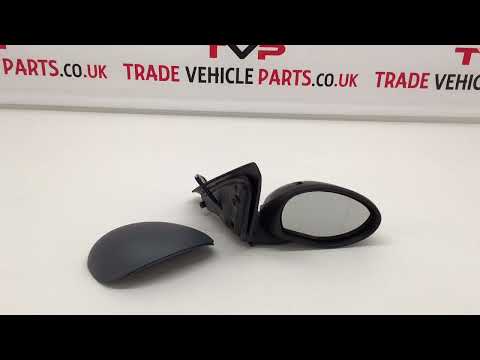 Fits Alfa Romeo 147 2001-2010 Door Wing Mirror Electric Heated Primed Cover Driver Side video