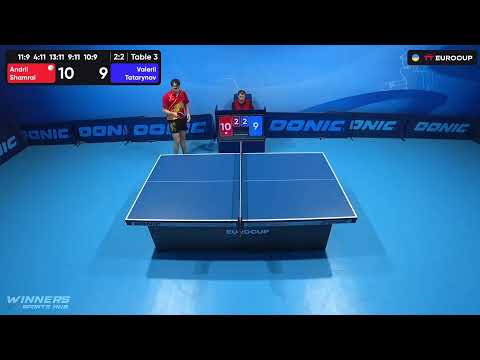 10:45 Andrii Shamrai - Valerii Tatarynov 07.08.2023 TT Euro.Cup Ukraine Star. TABLE 3