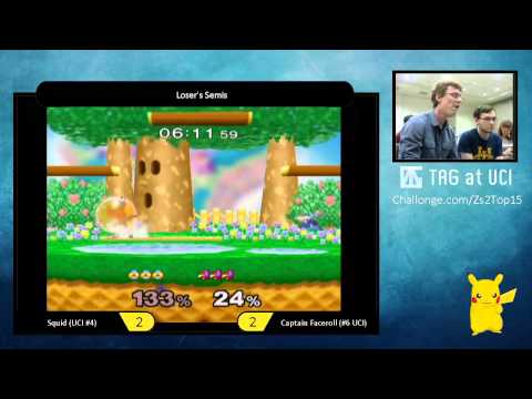 ZS2 Losers Semis - Captain Faceroll (Sheik) vs Squid (Falco) Part 2 - SSBM