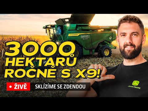 Sklizeň zrnové kukuřice s John Deere X9 1100 | SKLÍZÍME SE ZDENDOU