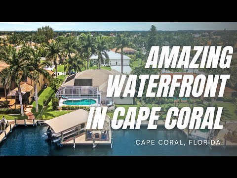 Amazing Waterfront Home In Cape Coral, Florida