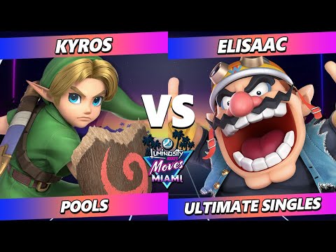 LMM Miami 2023 - Kyros (Young Link) Vs. Elisaac (Wario) Smash Ultimate - SSBU