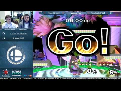CCC Weekly [3/9/16] - MuKLyFe | Sago (Marth) vs. TechDeath (Red Marth) - Winner's R3