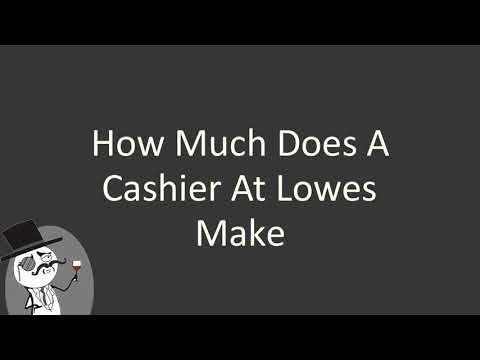How Much Does Lowes Cashier Pay