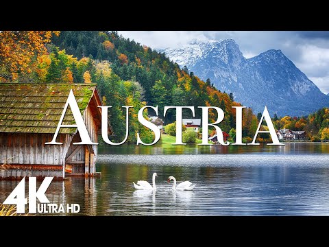 FLYING OVER AUSTRIA (4K UHD) - Relaxing Music Along With Beautiful Nature Videos - 4K Video