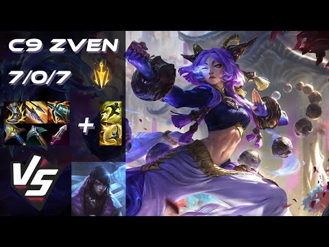 Cloud9 Zven BOTTOM Yunara vs Aphelios - NA Challenger Patch 25.S2.8