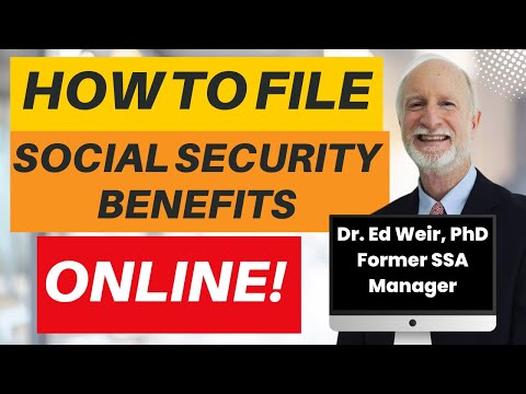 How to FILE for Social Security Benefits ONLINE! Former SSA Manager EXPLAINS!