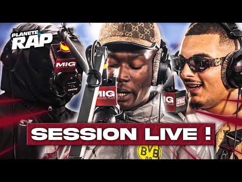 SESSION FREESTYLE avec MIG, RK, YL, Gambino La MG, Kai du M, Le H, Krimo & Malaga ! #PlanèteRap
