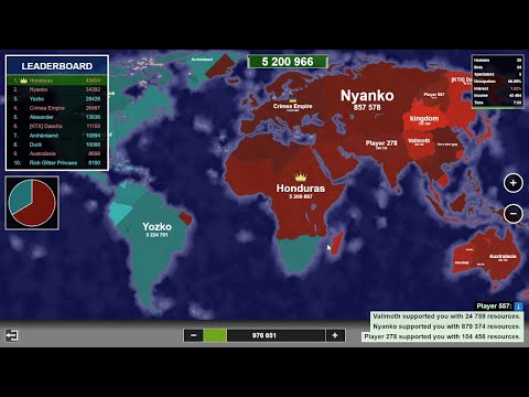 The Honduras Empire Shall Rise Again! Territory Games io Territorial IO World Map Winning Strategy!