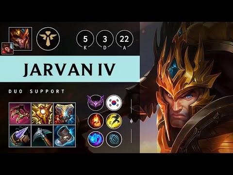 Jarvan IV Support vs Thresh: Vision Controller - KR Master Patch 14.19