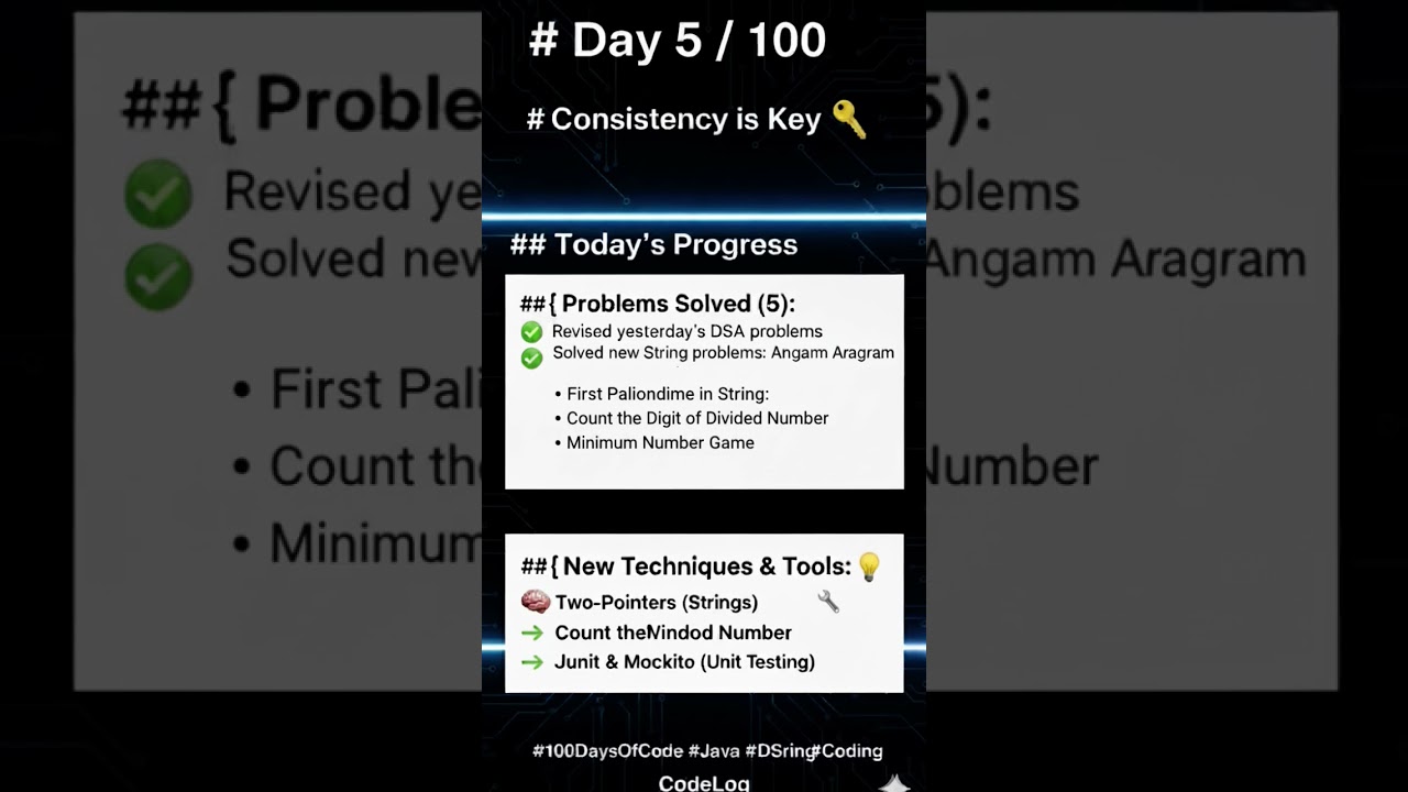 Day 5/100 of my #100DaysOfCode Challenge! 🚀#DSA #Arrays #ProblemSolving #CodingJourney