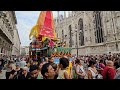 Hare Krishna Rathyatra In Milan Duomo 2023