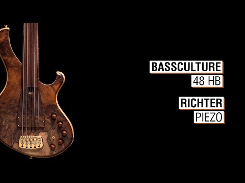 Bassculture 48 HB + Richter Piezo & Electronics - Maruszczyk Frog 5a Fretless 34"