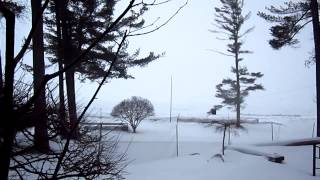 preview picture of video 'Winter Storm in Harbor Springs'