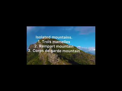 Relief features of Mauritius-N.Toofanee