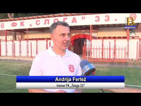 Utakmica FK ,,Sloga 33" iz Petrovca - FK ,,Takovo" iz Gornjeg Milanovca 1.9.2019. (RTV Braničevo)