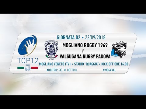 TOP12 2018/19, Giornata 2 - Mogliano Rugby 1969 v Valsugana Rugby Padova