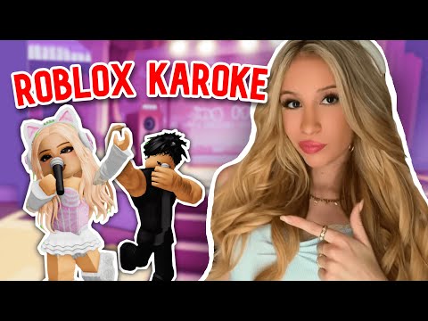 PLAYING ROBLOX KARAOKE "SING IT" For The 1st TIME!!! *i cant sing*