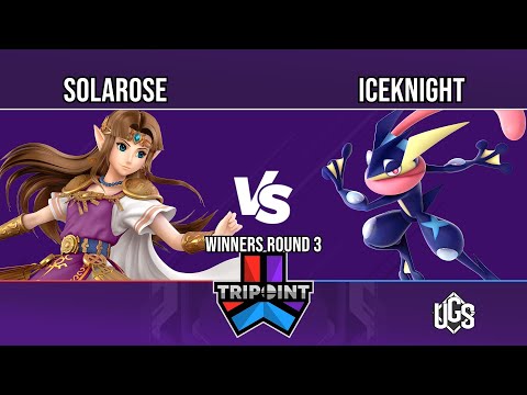 Tripoint Smash 242 - Winners Round 3 - Solarose(Zelda) Vs. IceKnight(Greninja)