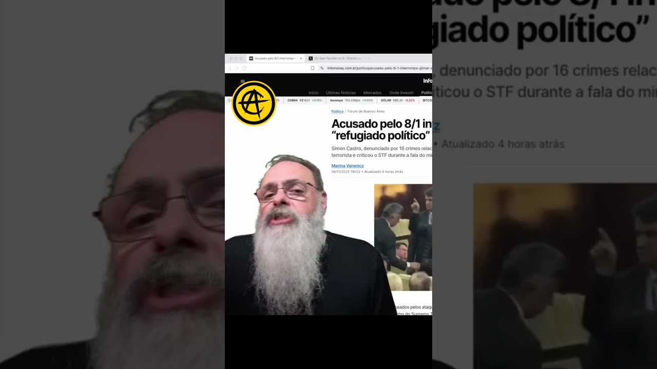 BRASILEIRO EXILADO na ARGENTINA reclama com GILMAR MENDES sobre a DITADURA do STF no BRASIL