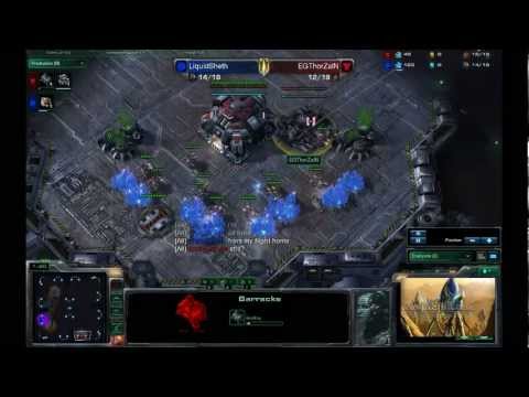 Starcraft 2 - LiquidSheth Vs. EGThorZaIN