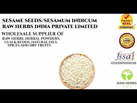 White sesame seeds - safed til - sesamum indicum, packaging ...