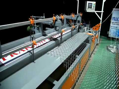 Fully Automatic Semi Double Wire Chain Fencing Machine