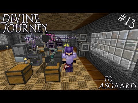 Minecraft 1.7.10 Divine Journey Ep 13: Autocrafting, Slag, and Blood Magic