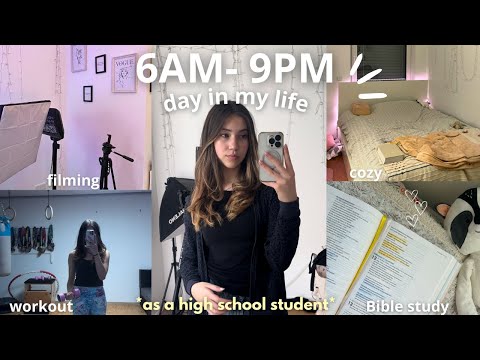 6AM- 9PM DAY IN MY LIFE as a freshman in high school
