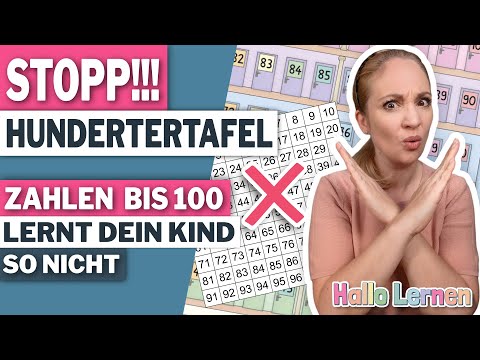 ❌ Die Hundertertafel – Damit kann man Zahlen bis 100 nicht verstehen und lernt nur schwer rechnen