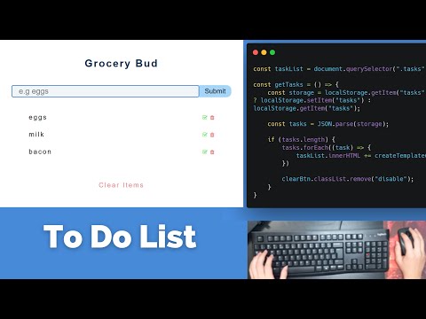 Asmr Programming Coding To Do List Using Html Css Javascript No Talking