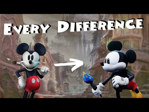 Every Difference Between Epic Mickey and Epic Mickey Rebrushed