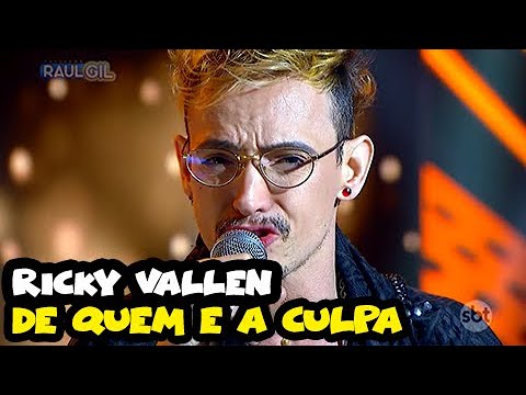 RICKY VALLEN canta "De quem é a culpa" | SHADOW BRASIL | PROGRAMA RAUL GIL