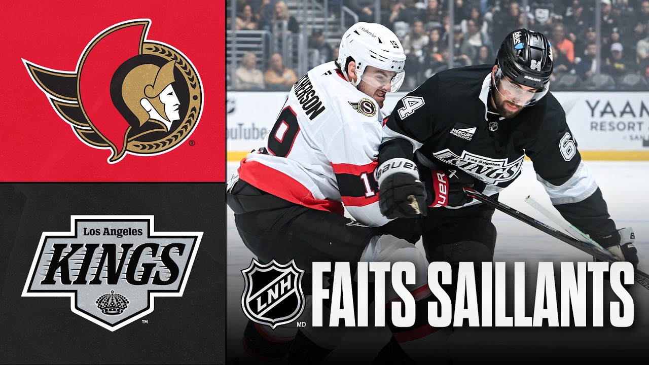 Sénateurs vs Kings 29/10/26 | Faits saillants