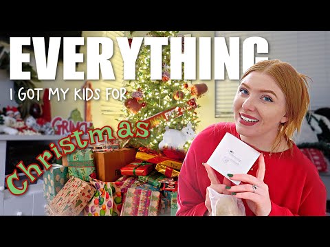 what I got my 5 KIDS for Christmas (24 hours before CHRISTMAS EVE 😳)