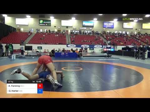 2018 Marine Corps US Open/UWW Junior Greco Roman 87 5th Place - Keaton Fanning (NMU-) Vs. Dane Har
