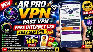 Download lagu How to Use Free Internet with A R PRO VPN | Free Internet Trick 2026 free internet 🛜 vpn and fast  mp3