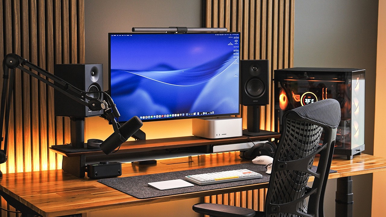 My Hybrid Mac + PC Gaming Desk Setup for 2026!