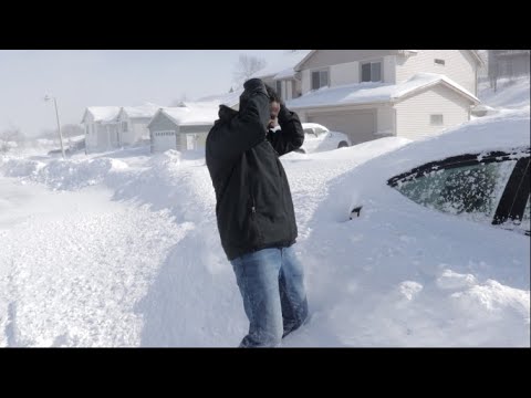 Car Buried in the SNOW!! MUST WATCH!