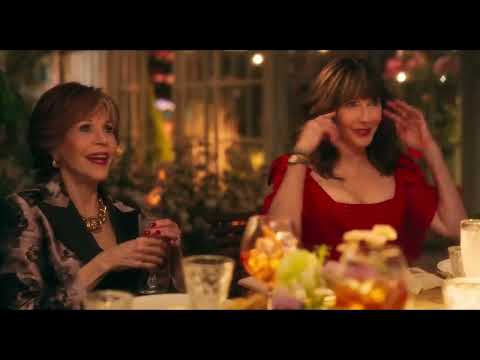 Official trailer still of Book Club: The Next Chapter featuring the four leads in Italy