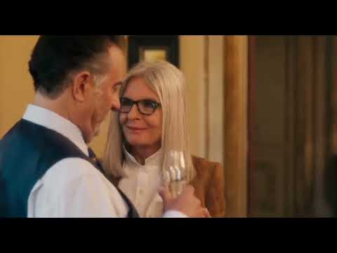 Trailer shot: gondola gliding through Venice as characters laugh